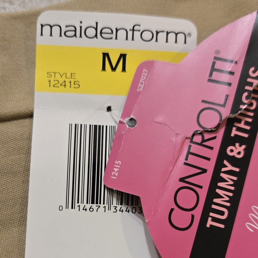 Maidenform Control It Tummy Thigh Slimmer Firm Control Shapewear Med 12415 NWT - Picture 5 of 9